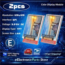2pcs 1.44" LCD SPI 128x128 Color TFT LCD Display Module ST7735 SPI for Arduino