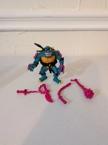 1990 TMNT Slash Action Figure Vintage - Complete