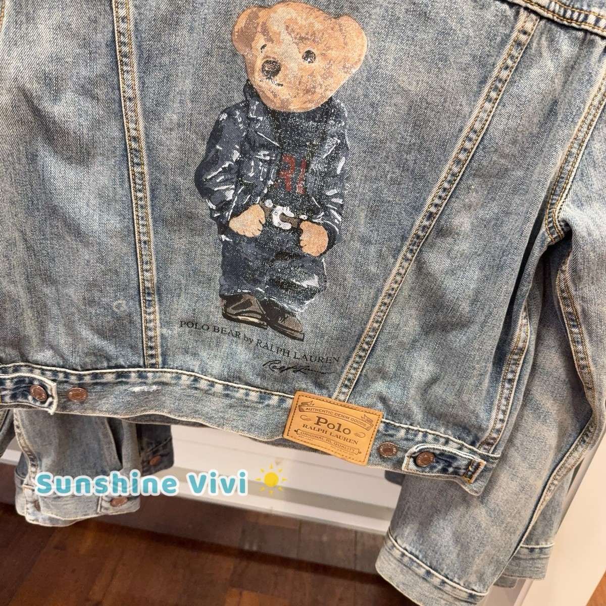 NWT Limited POLO RALPH LAUREN Women's Polo Bear Black Denim Jean