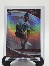 2025 Panini Donruss Absolute Hobby- Will Johnson #198 Red /375 (RC)