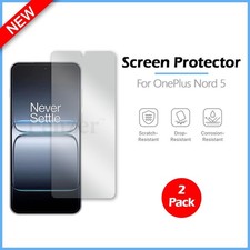 2-Pack LCD Ultra Clear HD Screen Phone Protector for Android OnePlus Nord 5