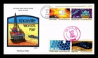 DR JIM STAMPS US COVER KNOXVILLE WORLDS FAIR FDC COMBO COLLINS HAND PAINTED