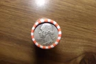 WASHINGTON QUARTER ROLL WITH A 90% SILVER 1961 YEAR ON ONE END 65 years old
