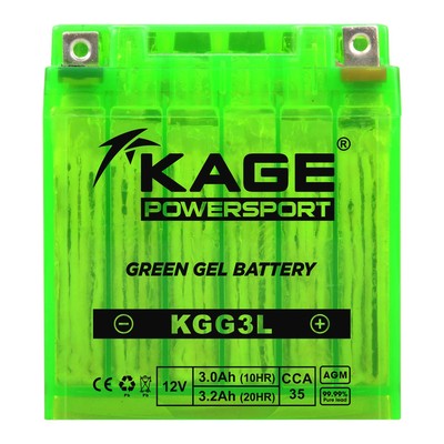 GEL Batterie KAGE Green YB3L-A YB3L-B für Honda MBX MTX NSR XL Yamaha DT 125 XT