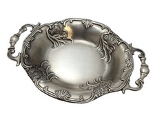 Zinnschale mit Griffen 28x19cm