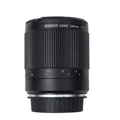 Lightdow 240mm Reflex Lens Manual Focus Telephoto F5.6 Canon EF Mount