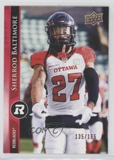 2021 Upper Deck CFL Red 135/165 Sherrod Baltimore #95 z6b