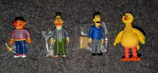 SUPER7 SESAME STREET BLIND BOX LOT BIG BIRD BERT ERNIE MARTIANS Lot Of 4