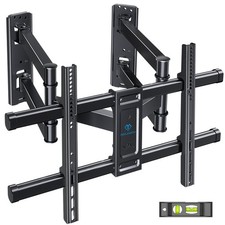 PERLESMITH Corner TV Wall Mount Full Motion, Corner TV Bracket Fits 37-70 Inc...