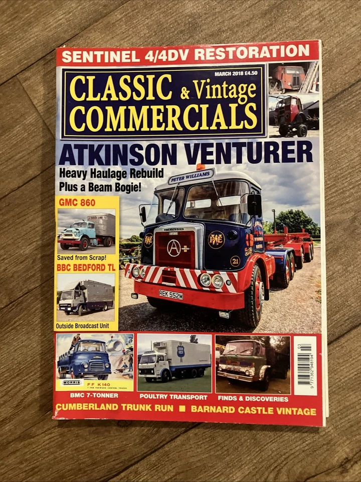 12 x Classic And Vintage Commercials Magazine, 2018 Complete Year. Good To VGC - Image 4 of 4