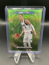 Kristaps Porzingis 2020-21 Panini Obsidian Green Flood SP!! Mavericks! Hawks!