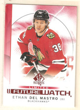 Ethan Del Mastro 2024-25 SP Authentic Limited Red RC #154 Blackhawks
