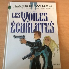 BD LARGO WINCH T22 les voiles ecarlates  signature GIACOMETTI EO