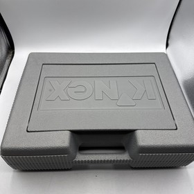 K'NEX Gray Case w/  ~1,500 Bulk Knex Pieces Connectors & Rods - SEE LIST