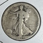 1921-S Liberty Walking Silver Half Dollar, Scarce Key Date
