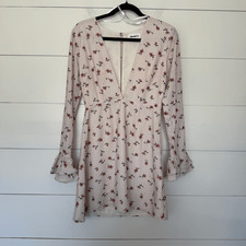 About Us Women’s Small Floral Holly Dress Longsleeve