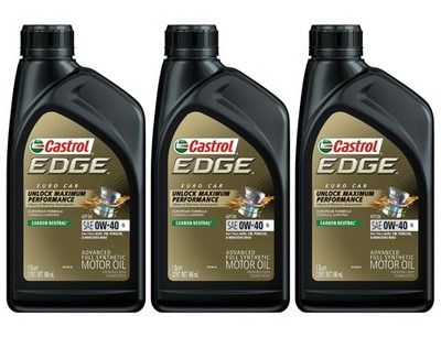 Castrol EDGE Euro Car 0W-40 PA Full Synthetic Motor Oil, Case of 6-1 Qt Bottles