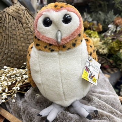 Wild Republic Audubon K&M Plush Bird NWT No Sound 11  LARGE Barn Owl 79358 LARGE