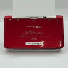 Nintendo 3DS region free Flare Red console / Charger / SD card / Stylus pen