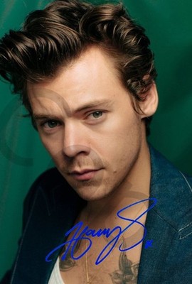 Harry Styles signed Autogramm 7x5 Pre Print Foto Geschenk 2026 Tour 