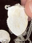 Turquoise Sterling Silver Heart Necklace Earrings Set Southwestern Jewelry — photo 5