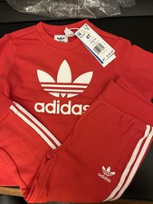 Adidas Crew Set Vivid Red 4t