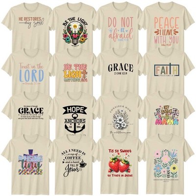 Christlicher Glaube Erwachsene T-Shirt Biblische Schrift Bibelvers Christ Geschenk