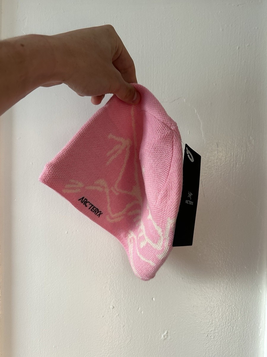 Arcteryx Bird Head Toque Pink Skull Beanie New With Tags Pineberry