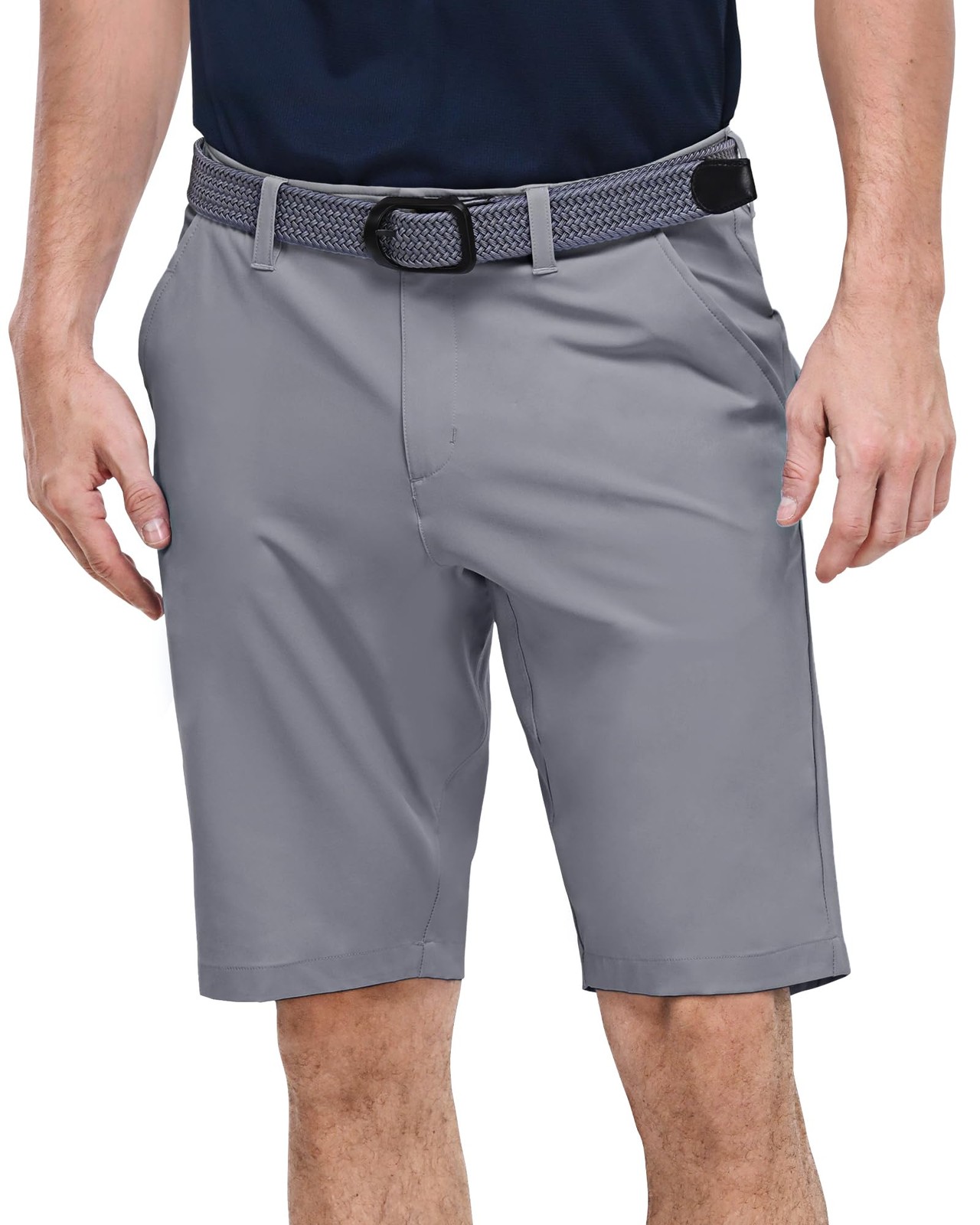 Outdoor Ventures Men's Golf Shorts Dry Fit, 11" Lightweight Quick Dry Golf Stret