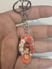 Metal Keychain Slipper HAWAII Design EUC C201