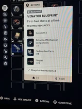 ✅ ARC RAIDERS ✅ VENATOR BLUEPRINT - USA SELLER