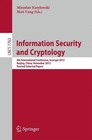 Information Security and Cryptology (2013, Taschenbuch)