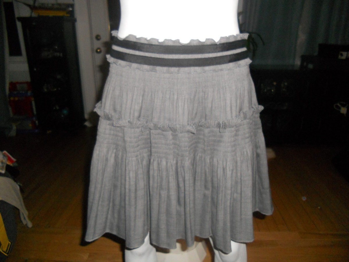 Jupe Complète (full Skirt) Diane Von Furstenberg - Modèle Pyrette Bis - Anthracite - Taille 275 - Neuf Avec étiquettes