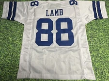 CEEDEE LAMB CUSTOM PRO STYLE WHITE JERSEY