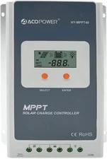 ACOPOWER 40A MPPT Solar Charge Controller 100V Input HY-MPPT40A with LCD Display