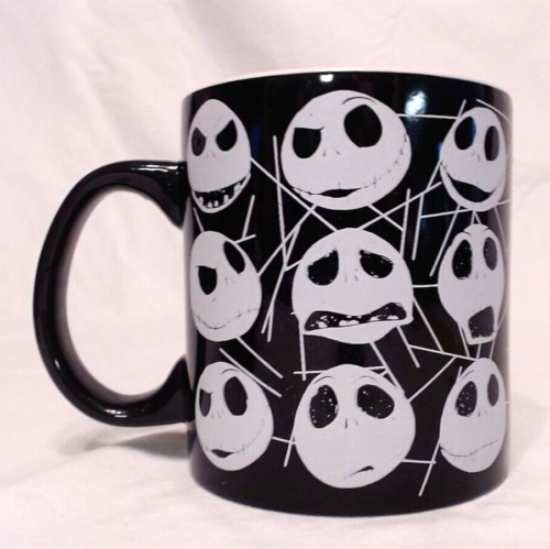 DISNEY'S NIGHTMARE BEFORE CHRISTMAS "JACK'S MANY FACES" 20 OZ MUG, MINT - Picture 1 of 6