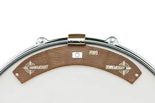 Snareweight M80 Leather Snare Drum Dampening System in Brown