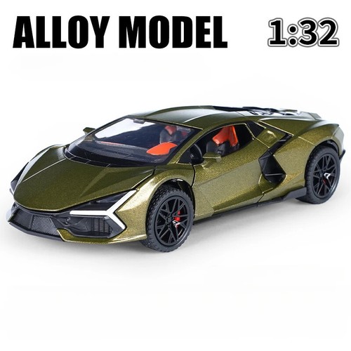 1/32 Lamborghini Aventador Car Model Sound Light Pullback Toy Diecast Vehicle - Picture 8 of 25