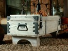 Shabby Chic White Porch Tables