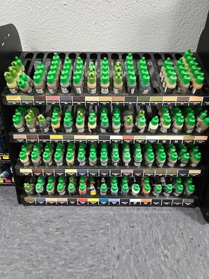 Scale 75 Color WarFront & Original Paint Rack, Acrylic Paints 17ml Bottles (220)