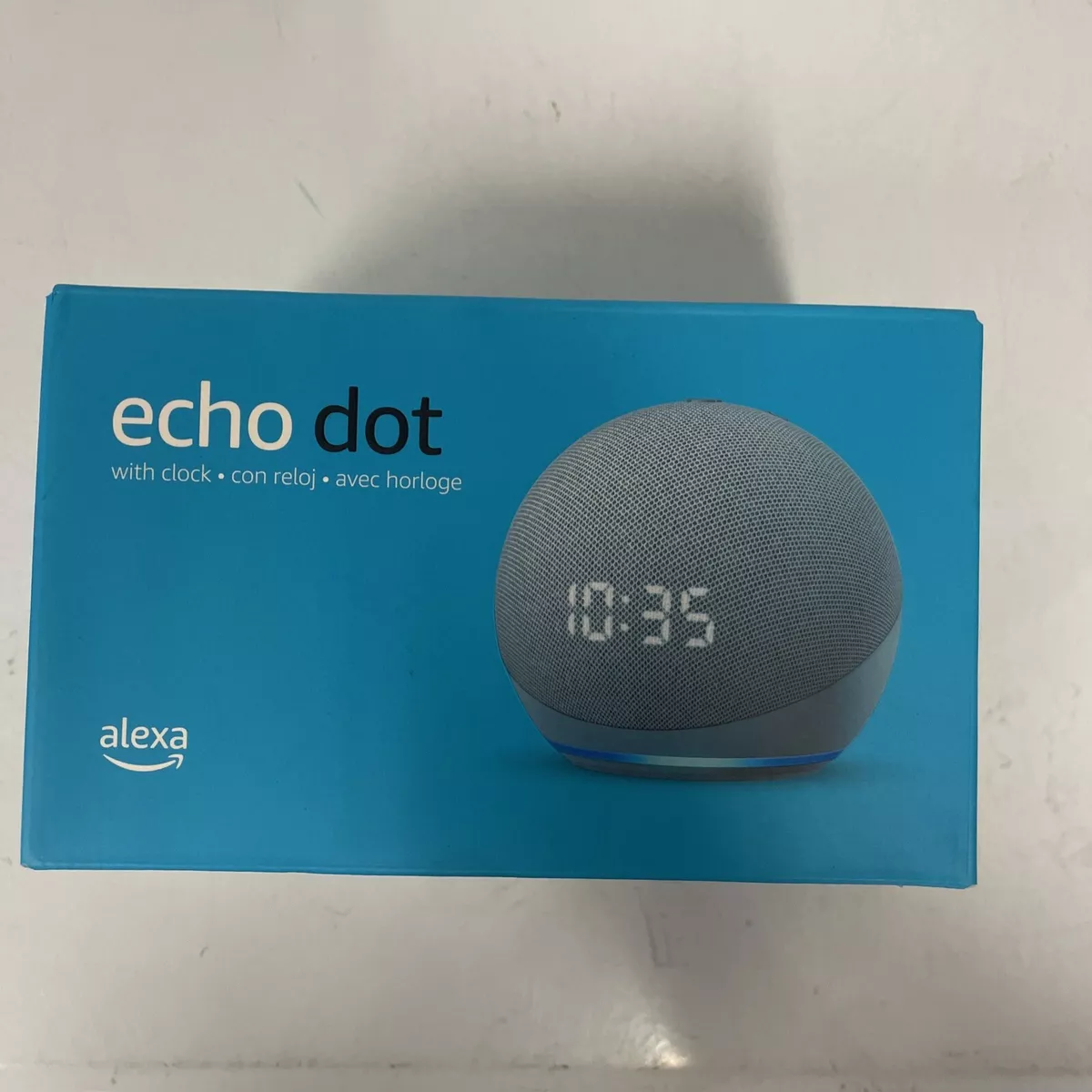 Echo Dot (4th Gen) - Smart Speaker with Clock and Alexa - Twilight  Blue