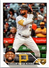 2023 Topps Update Canaan Smith-Njigba Rookie Pittsburgh Pirates #US187