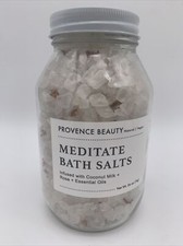 Provence Beauty Meditate Bath Salts Coconut Milk Rose Natural Vegan
