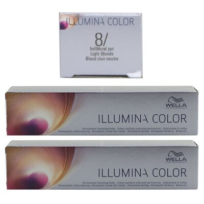 Wella Illumina 2 x 60 ml 8/ hellblond Set