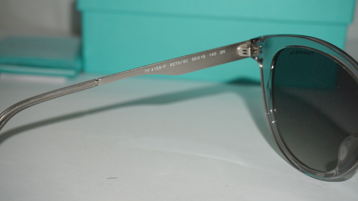 TIFFANY & CO New Sunglasses Cateye Gray Gray Gradient TIFFANY & CO New Sunglasses Cateye Gray Gray Gradient