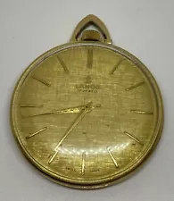 LANGENDORF WATCH MOVEMENT/LANCO DIAL 17 Jewels Swiss Does Not Run Circa 1950's 