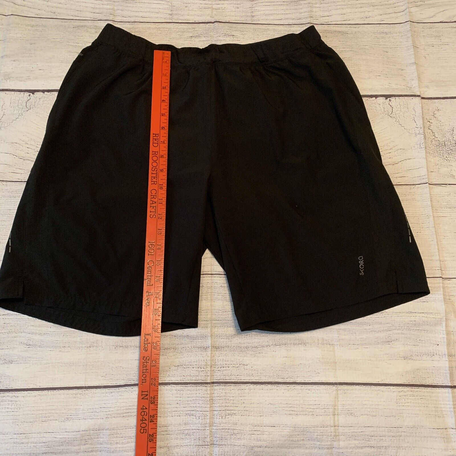 Skora Running Shorts Mens XL Black Qwick Dry Line… - image 3