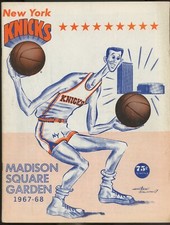 12/9/67 • Detroit Pistons at New York Knicks Program • Bill Bradley's Debut