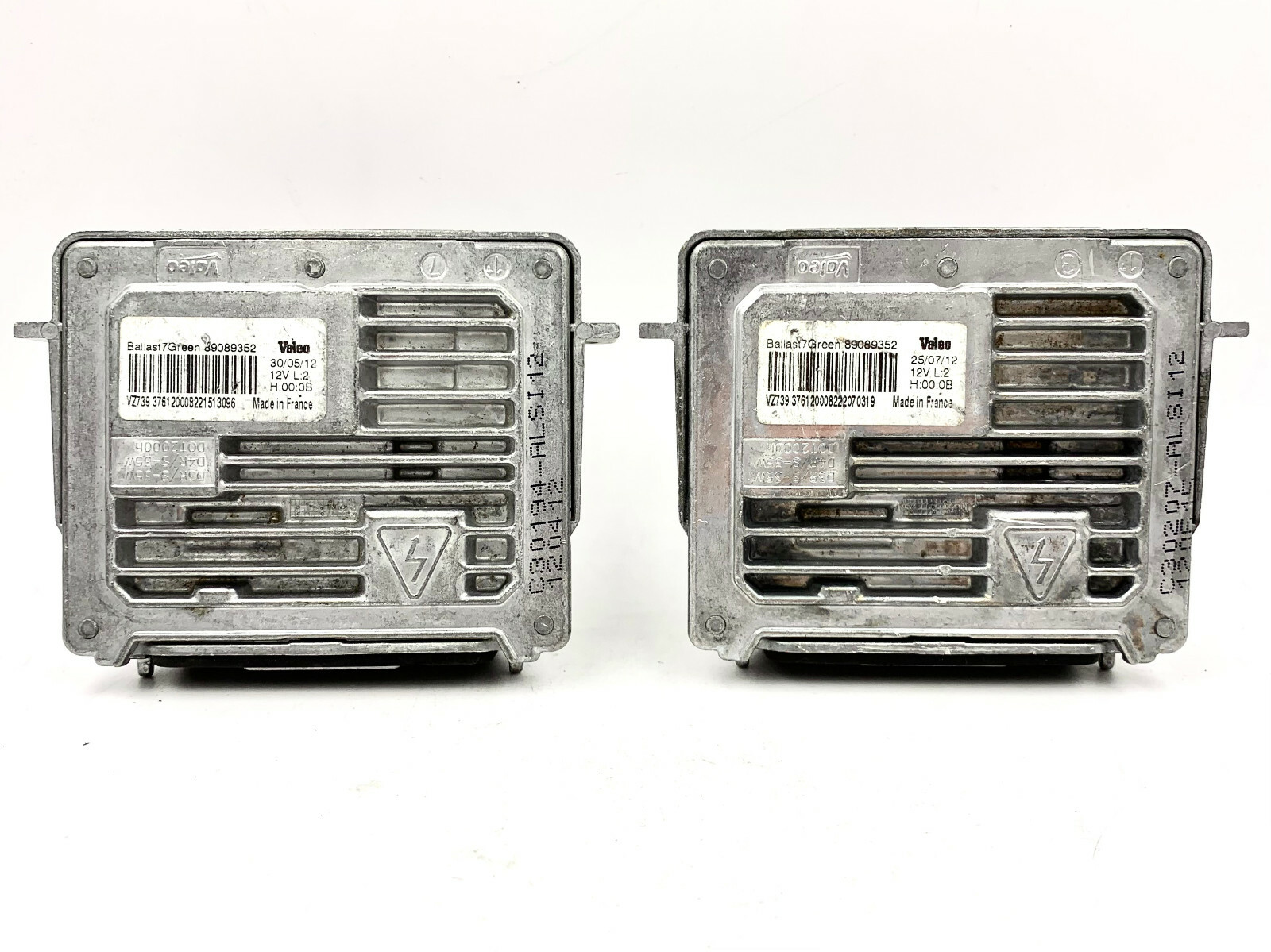 2x OEM Valeo 7G Xenon HID Headlight Ballast 89089352 GM Jaguar Maserati & More