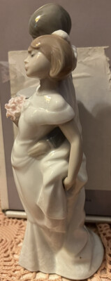 Lladro 6164 Wedding Bells Original Grey Box Glossy Finish! Missing